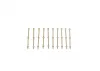 2 Hole Stanchion - Brass 35mm (10)