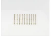 2 Hole Stanchion - Brass 35mm (10)