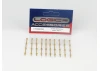3 Hole Stanchion - Brass 30mm (10)