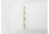 3 Hole Stanchion - Brass 35mm (10)