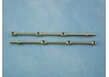 3 Hole Stanchion - Brass 40mm (10)