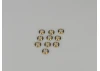 Porthole - 14mm - With 6 Hole Flange - Glazed - 10pk