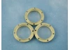 Porthole - 16mm - With 6 Hole Flange - Glazed - 10pk