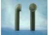 Cowl Ventilators (Resin) 10 - H36mm - on long stem(2)