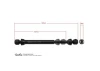 GMade Hardened Universal Shaft For Axial Wraith