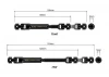 GMade - Junfac Scale Traxxas Trx4 Univ Shaft 324mm W/B Hardened Steel