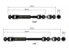 GMade - Junfac Scale Element Enduro Univ. Shaft Hardened Steel