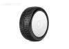 Jetko Sting Soft 1:8 Buggy Tyres Pre Glued on White Revo Rims (2)