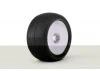 Jetko Lesnar Soft 1:8 Truggy Tyres Pre-Glued on White Rims (2)