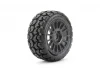 Jetko Extreme Tomahawk 1:8 Buggy Belted Tyres on Black Wheels 17mm Hex (2)