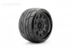 Jetko Extreme Super Sonic MAXX Belted Tyres on 3.8 Black 17mm/12mm Hex Wheels (2)