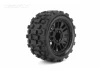 Jetko EX Tyre MT Slick Super Sonic Belted 3.8 Black Wheel 17mm (2)