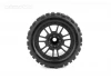 Jetko EX Tyre MT Slick Super Sonic Belted 3.8 Black Wheel 17mm (2)