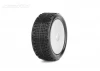 Jetko Challenger 1:10 Buggy Tyres on White Wheels - Soft - 4WD Front (2)