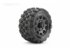 Jetko EX King Cobra ST Tyres Mounted on Black 2.8 Wheels (2)