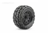 Jetko EX Tomahawk ST Tyres Mounted on Black 2.8 Wheels (2)