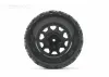Jetko EX Tomahawk 1:8 Buggy Tyres Mounted on Black Wheels (2)