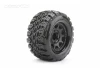 Jetko EX MT King Cobra Tyres On Black Wheels 2.8 Hex 12/14/17mm (2)