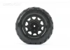 Jetko EX MT King Cobra Tyres On Black Wheels 2.8 Hex 12/14/17mm (2)