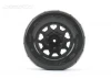 Jetko MT Extreme Super Sonic Tyres on Black 12/14/17mm Hex 2.8 Rims (2)