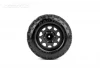 Jetko EX Tyre MT Slayer Black Wheel 2.8 on 12/14/17mm Hex Wheels (2)