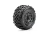 Jetko Extreme King Cobra SC Tyres On 2.2 SC 12mm Hex Black Wheels (2)