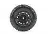 Jetko Extreme King Cobra SC Tyres On 2.2 SC 12mm Hex 2WD Front Black Wheels (2)