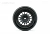 Jetko EX Formula 1:10 Slicks Tyre Black Wheel 12mm Hex (4)