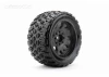 Jetko EX King Cobra Belted XMT Tyres on Black 24mm Hex Wheels (2)