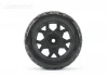 Jetko EX King Cobra Belted XMT Tyres on Black 24mm Hex Wheels (2)