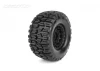 Jetko EX Slayer Belted XMT Tyres on Black 24mm Hex Wheels (2)