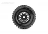 Jetko EX Slayer Belted XMT Tyres on Black 24mm Hex Wheels (2)