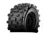 Jetko Extreme Wasteland XMT Belted Tyres Mounted on Black 24mm Hex Wheels (X-MAXX/Kraton 8S) (2)