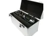 JP Transmitter Case Aluminium (Silver) Side-By-Side Double