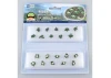JTT 95529 Broccoli & Cauliflower, 3/8 width, HO-Scale, (20 per pack)