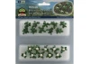 JTT 95530 Broccoli & Cauliflower, 5/8 width, O-Scale, (20 per pack)