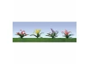 JTT 95549 Flower Plants Assorted, 3/4, O-Scale, (30 pack)