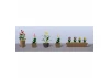 JTT 95571 Assorted Potted Flower Plants 4, HO-Scale, (6 pack)