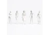 JTT 97108 Female Figures, 1:8 (1:100), White, (10 per pack)