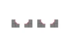 Kyosho Mini-Z Grand Prix Circuit30 Large Corner Set (12pcs)