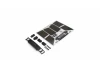 Kyosho KC10 Toyota Land-Cruiser 60 Body Type 1 Black Grille Set