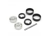 Kyosho KC10 Bead-lock 1.9 inches Dish Chrome Wheels (2)