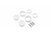 Kyosho KC10 Bead-lock 1.9 inches Dish White Wheels (2)