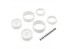 Kyosho KC10 Bead-lock 1.9 inches Dish White Wheels (2)