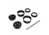 Kyosho KC10 Bead-lock 1.9 inches Spoke Black Wheels (2)