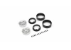 Kyosho KC10 Bead-lock 1.9 inches Spoke Chrome Wheels (2)