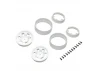 Kyosho KC10 Bead-lock 1.9 inches Spoke White Wheels (2)