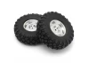 Kyosho KC10 Dish Chrome Complete Wheels (2)