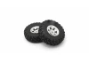 Kyosho KC10 Spoke Chrome Complete Wheels (2)