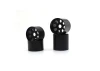 Front & Rear Black Wheels Kyosho EP Fantom 4WD (4)